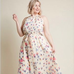 ModCloth Floral Maxi Dress